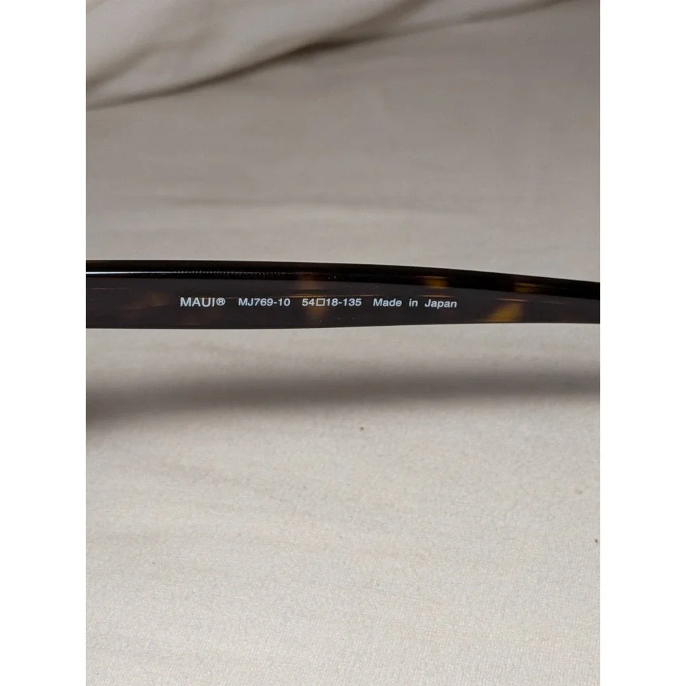 Maui Jim Canna Sunglasses MJ 769-10 Dark Tortoise Frames 54-18-135